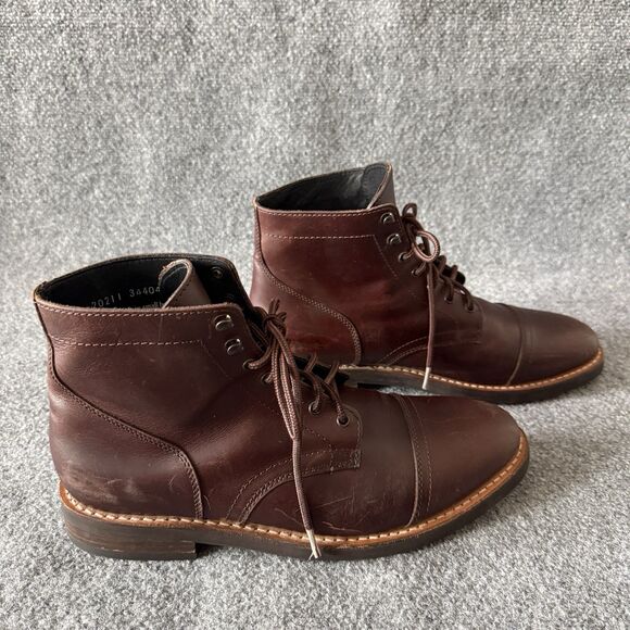 Thursday Boot Co. Men’s Brown Leather Everyday Captain Combat Boots Lace Up 12.5 main image 7